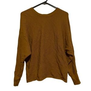 Carmen Marc Valvo Marigold Dolman Sleeve Ribbed Sweater Size Medium